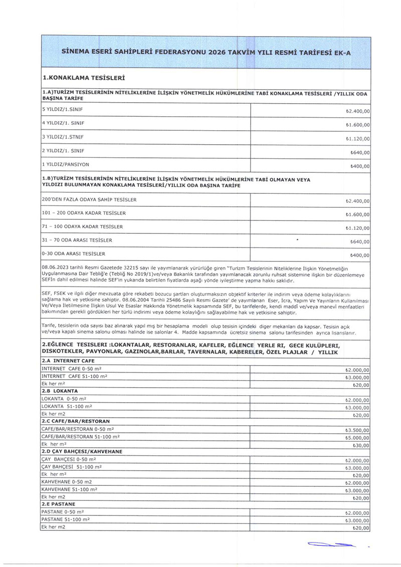 2026 YILI TARİFESi-2